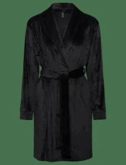 ROBE SHORT VELOURS QUILT - Morgonrock