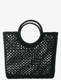 Round Handle Basket Black - Shoppers
