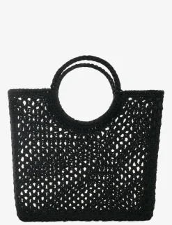 Round Handle Basket Black - Shoppers
