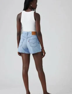 80S MOM SHORT COOL WISE OWL - Jeansshorts