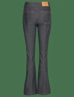 90s Stretch Button Front Jeans - Utsvängda jeans