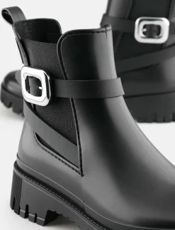 SADIE BLACK - Platta ankelboots