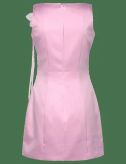 Satin Flower Dress - Korta klänningar