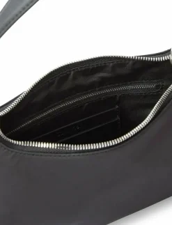 SATIN NYLON SMALL SHOULDER BAG - Axelremsväskor
