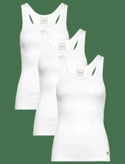 SCOOP NECK COTTON TANK 3PK - Överdelar