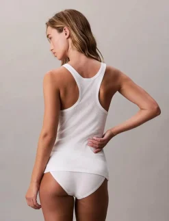 SCOOP NECK COTTON TANK 3PK - Överdelar