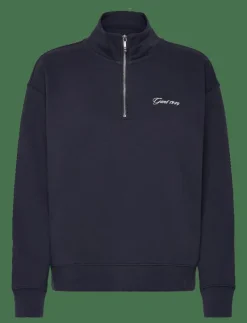 SCRIPT HALF ZIP SWEAT - Sweatshirts