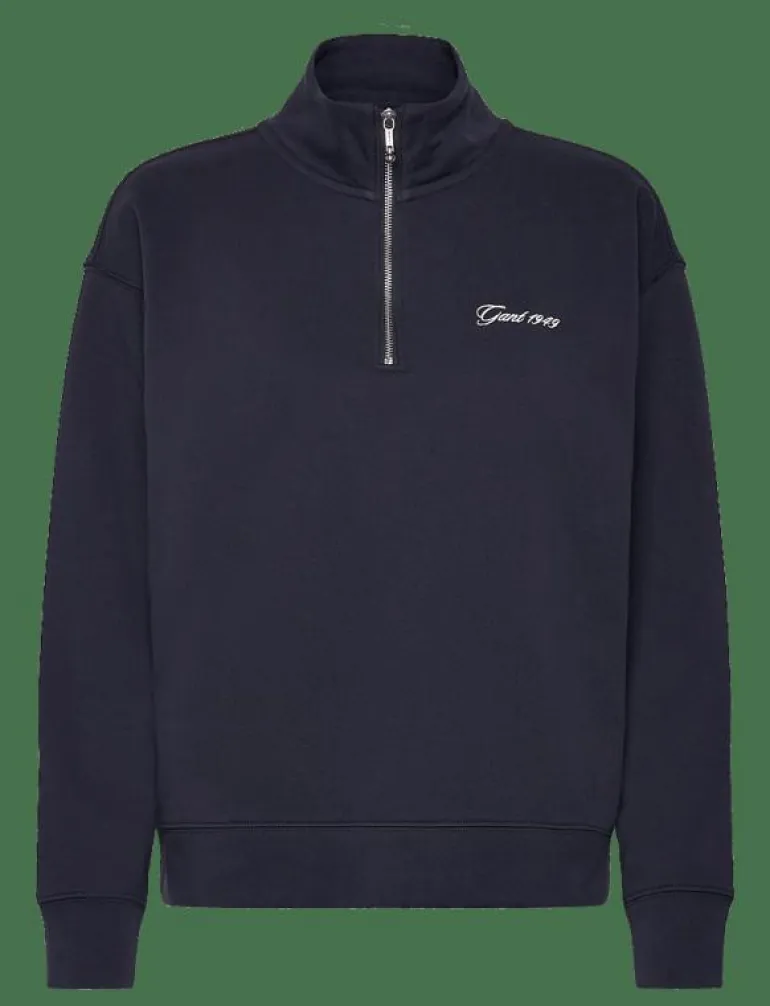 SCRIPT HALF ZIP SWEAT - Sweatshirts