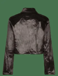 Seressa Faux Pony Hair Boxy Jacket - Fuskpäls