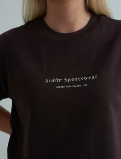 Serif Boxy T-Shirt - T-Shirts