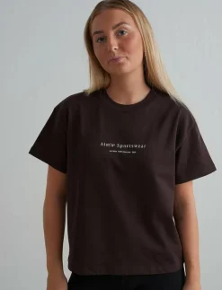 Serif Boxy T-Shirt - T-Shirts