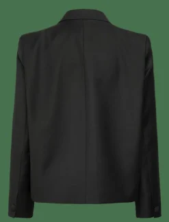 SHORT PLEATED BLAZER - Enkelknäppta kavajer