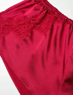 SHORT SATIN LACE MYA - Shorts