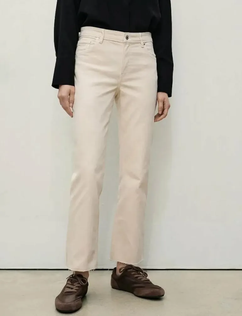 Sienna flared cropped jeans - Utsvängda jeans