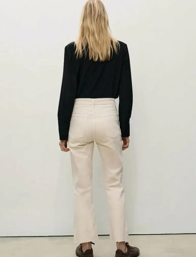 Sienna flared cropped jeans - Utsvängda jeans