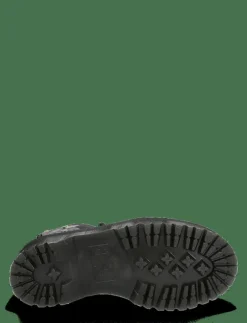 Sinclair Black Decayed Roses Classic Tumbled Nappa - Platta ankelboots