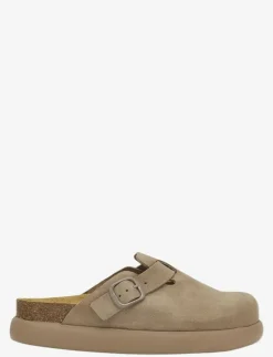 SL FAE CHUNKY SUEDE DARK BEIGE - Inneskor