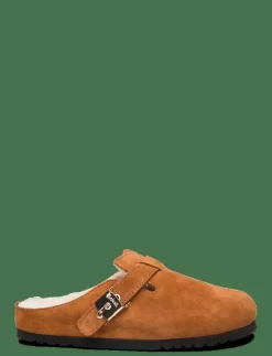 SL GRACE COGNAC - Platta mules