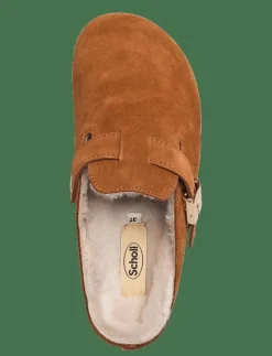 SL GRACE COGNAC - Platta mules