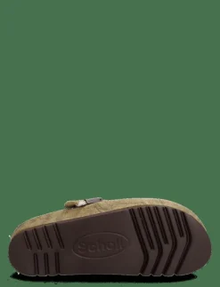 SL GRACE SUEDE OLIVE - Platta mules