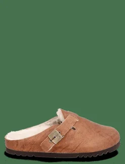 SL GRACE SUEDE RUST - Platta mules