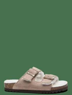 SL JOSEPHINE SUEDE DARK BEIGE - Sandaler