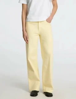 SLFALICE-CORA HW DENIM WIDE JEANS - Vida byxor