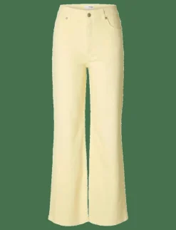 SLFALICE-CORA HW DENIM WIDE JEANS - Vida byxor