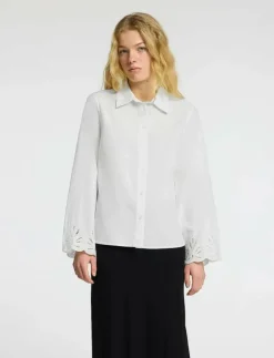 SLFDAHLIA LS BRODERI SHIRT NOOS - Långärmade