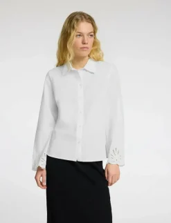 SLFDAHLIA LS BRODERI SHIRT NOOS - Långärmade