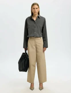 SLFDAN LS OVERSIZED SHIRT EX - Långärmade