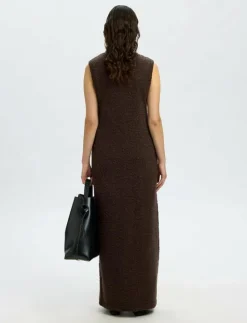 SLFLELOU SL KNIT CARDIGAN DRESS - Stickade västar