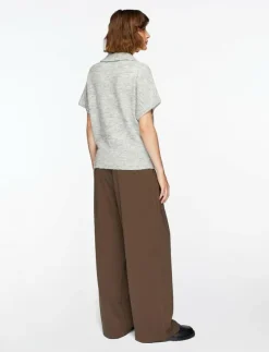 SLFLULU SS KNIT POLO - Stickat