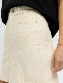 SLFUNA HW SHORT DENIM SKIRT - Korta kjolar