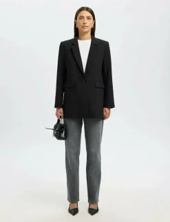 SLWRITA LS RELAXED BLAZER FD NOOS - Enkelknäppta kavajer