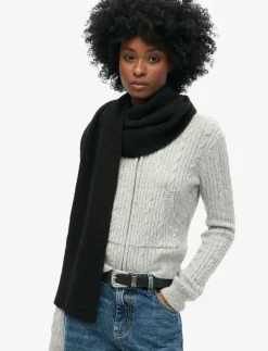 SOFT RIB KNIT SCARF - Halsdukar