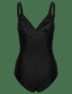 Solid Cross Knot Swimsuit - Baddräkter