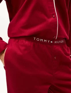 SOLID FLANNEL PANTS - Nederdelar