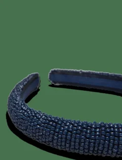 Solid Slim Beaded Hairbrace - Hårband & Diadem