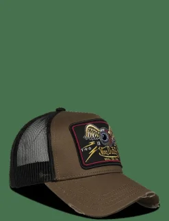 Square Patch Black - Brown Trucker Von Dutch - Kepsar