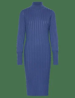 SRFelina Rollneck Dress Knit - Midiklänningar