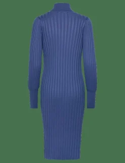 SRFelina Rollneck Dress Knit - Midiklänningar