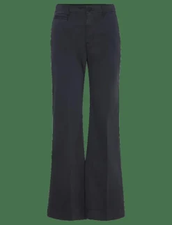 Stretch Cotton Chino Flare Pant - Utsvängda byxor