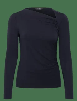 Stretch Jersey Asymmetrical Top - Långärmade toppar