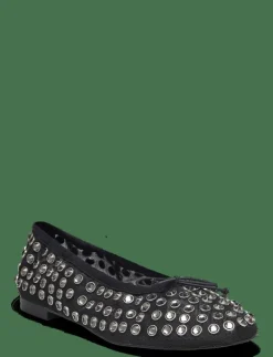 Studded mesh ballerina shoes - Ballerinas