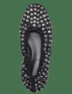 Studded mesh ballerina shoes - Ballerinas