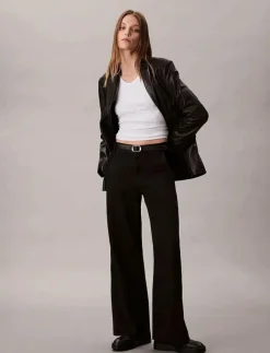 TENCEL ULTRA HIGH WIDE LEG CLASS - Vida byxor