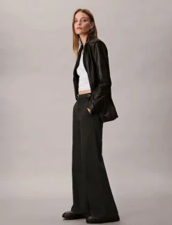 TENCEL ULTRA HIGH WIDE LEG CLASS - Vida byxor