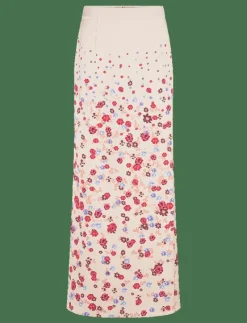 Tessa satin slip maxi skirt - Maxikjolar