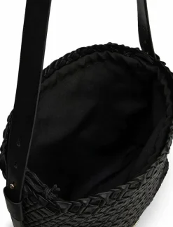 TH BRAIDED MAXI HOBO - Axelremsväskor